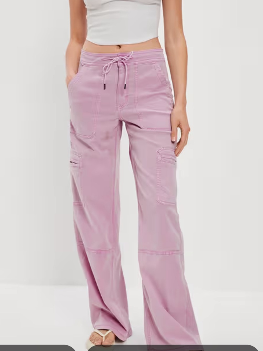 American Eagle Dreamy Drape Cargo Pants